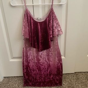 Magenta bodycon dress